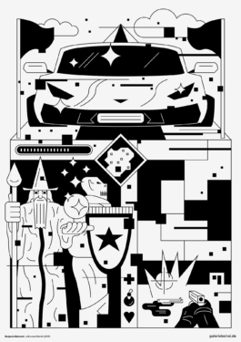 Poster Unframed World Galerie Bohai bureaubordeaux.com